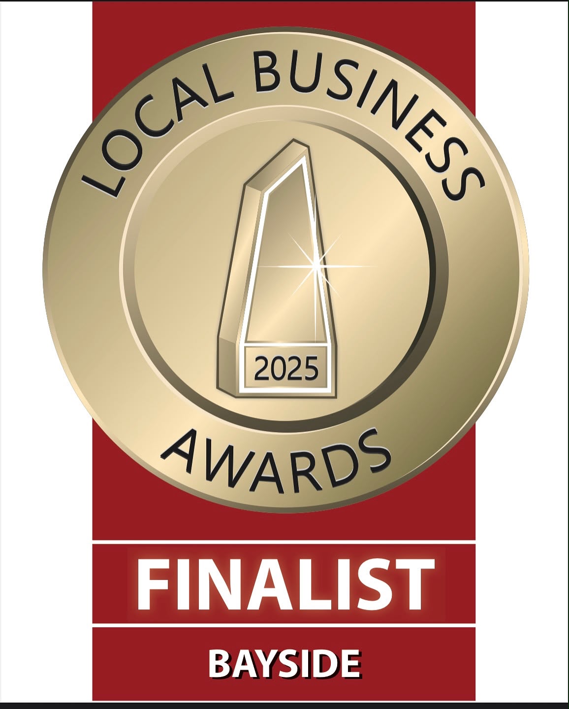 Local Business Awards 2025 Finalist, Bayside