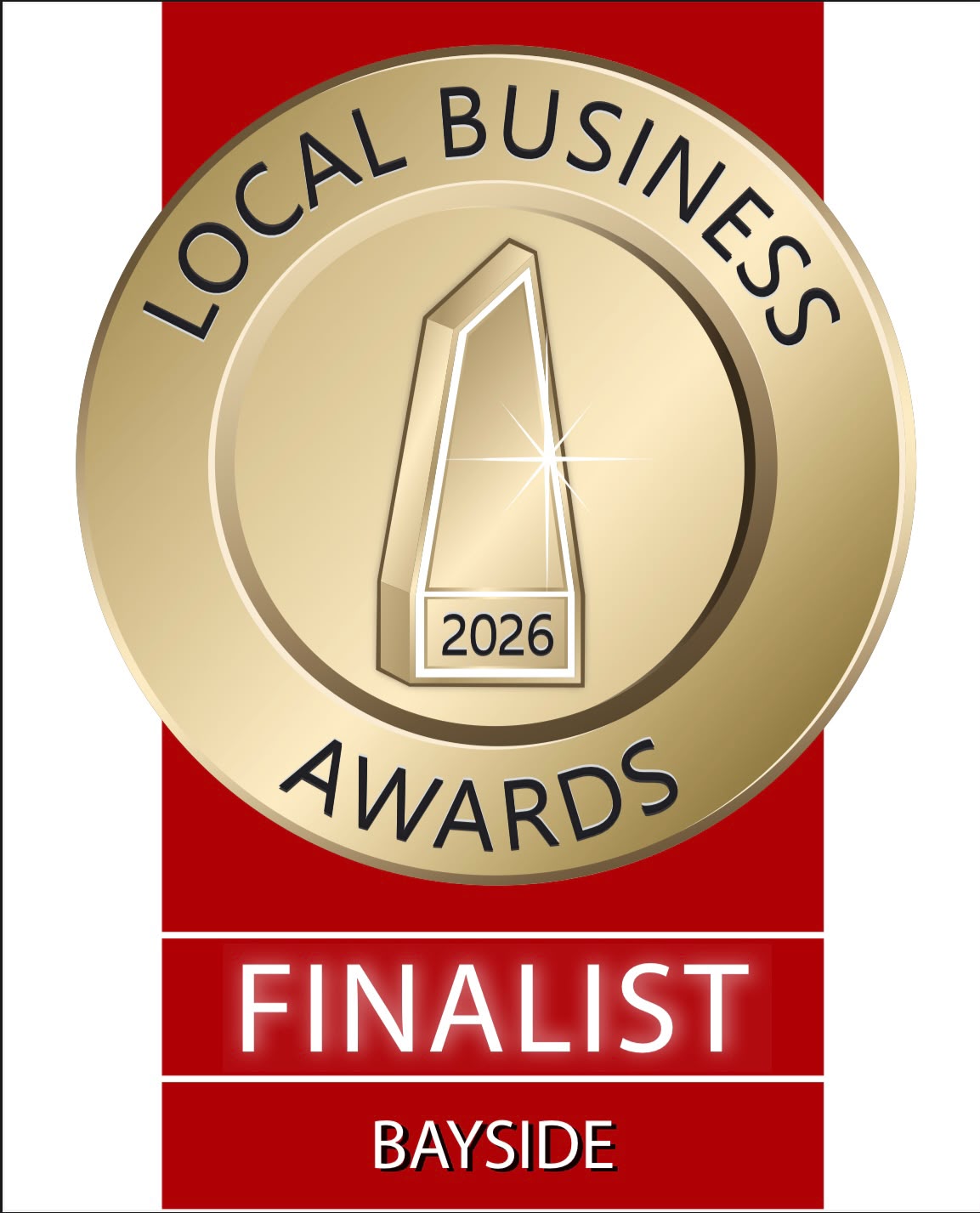 Local Business Awards 2026 Finalist, Bayside